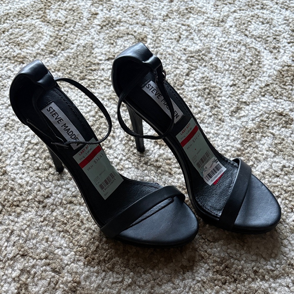 Steve Madden Black Women's Heels